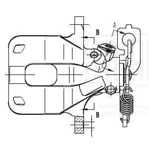 Суппорт тормозной задний правый d=38 мм CF190606 TRIALLI