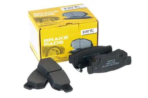 колодки дисковые задние! KIA Magentis 01>, Hyundai Sonata <01/Santa Fe 01> Z07365 ZENTPARTS