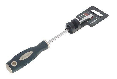 Отвертка шлицевая SL 5.5х125мм магнитная (сталь S2) с держателем Profi ROCKFORCE RF70155125 ROCK FORCE