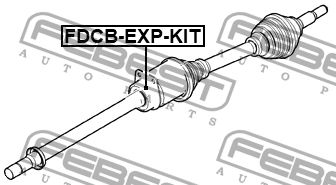 Подшипник приводного вала FDCB-EXP-KIT FEBEST