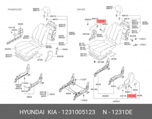 Винт HYUNDAI HD65,72,78 крепления бака топливного OE 1231005123 HYUNDAI KIA