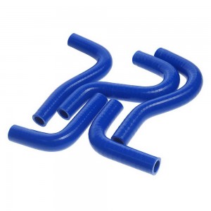 Патрубок ГАЗ-33022 Бизнес дв.УМЗ-4216 отопителя комплект 5шт. синий силикон MEGA 13017015 MEGA POWER