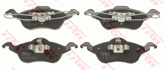 Колодки передние FORD FOCUS I GDB1358 GDB1358 TRW