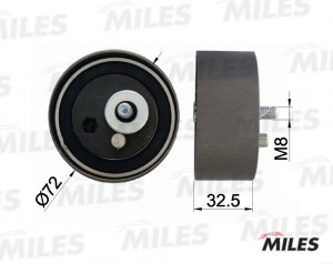 Ролик ремня ГРМ AUDI A4/A6/VW PASSAT 2.8/2.4 95-05 (INA 531047720) AG02098 AG02098 MILES