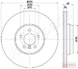 BMW X3 F25 (2010>) DP-0127C JAPAN PARTS GROUP