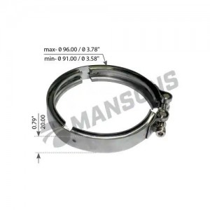 Хомут патрубка интеркулера FH12 2VNT 900.610 MANSONS