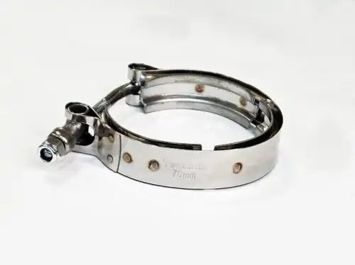 Хомут V-обр. (70 мм) турбокомпрессора КАМАЗ дв. Cummins (4898590) (нерж) (TECHNI 4898590 TECHNIK