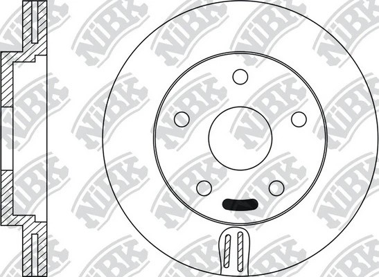 Диск тормозной NISSAN TEANA 2008-2013 RN1419 RN1419 NIBK