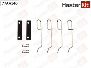 Комплект установочный тормозных колодок PEUGEOT 205 10-86-09-98, 206 00-, RENAUL 77AA146 MASTER KIT