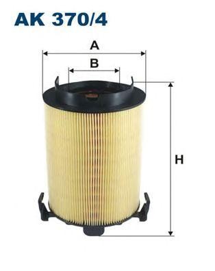 Фильтр воздушный VW Golf (09-13) AUDI A3 (04-13) FILTRON AK 370/4 FILTRON