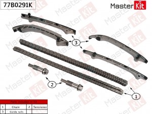 Комплект цепи ГРМ LAND ROVER/RANGE ROVER III (LM)/IV (LG) 4.4  448DT 77B0291K 77B0291K MASTER KIT