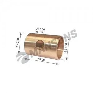 BPW ECO (>1996) втулка пальца тормозной колодки MPB29 MANSONS