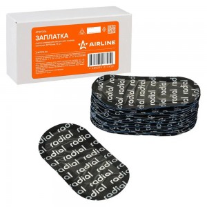 Заплата (латка) универсальная для шин и камер, овальная, 48*98 мм, 15 шт. (ATRP0 ATRP006 AIRLINE