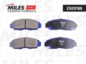 Колодки тормозные передние (Смесь CERAMIC серия PRO) HONDA CIVIC 01-05/FR-V 1.7- E500188 MILES