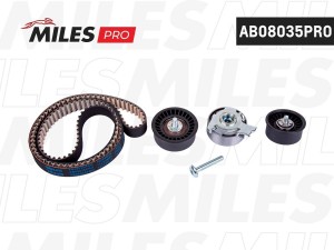 Комплект ремня ГРМ (серия PRO) OPEL/GM 1.4-1.8 PRO  AB08035PRO AB08035PRO MILES