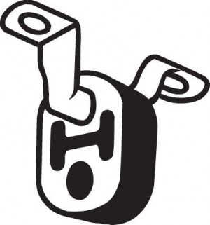 Крепеж VW Passat (96-05) AUDI A4 (-01),A6 (-05) глушителя BOSAL 255-086 BOSAL