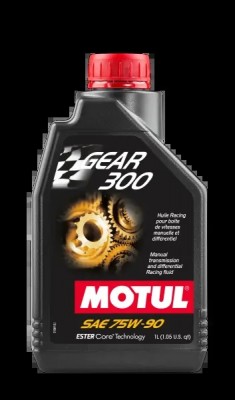 Масло трансмиссионное GEAR 300 75W90 GL-4/5 синт.1л MOTUL 105777 MOTUL