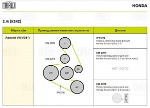 Ролик приводного ремня опорный CM 5875 TRIALLI