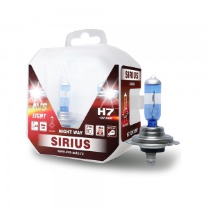к-т ламп! (H7) 55W 12V SIRIUS/NIGHT WAY/ PB блистер 2шт.\ A78950S AVS