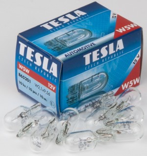 лампа! (W5W) 12V W2.1X9.5d\ B65201 TESLA