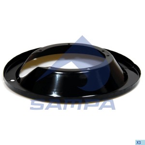 Щиток SAF TRAILOR барабана тормозного пылезащитный (на сторону, 419x203мм) SAMPA 082005 SAMPA