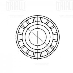 Ролик привод. ремня Kia Soul (08-)/Ceed (07-) 1.6d (выпуск с 2011) (только ролик CM 5534 TRIALLI