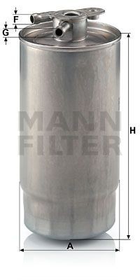 фильтр топливный!\BMW E39/E46/X5 2.0-3.0D, Opel Omega 2.5DTi 99> WK8411 MANN FILTER