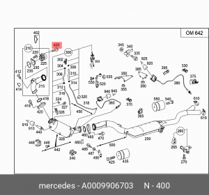 MERCEDES BENZ Болт М8 A 000 990 67 03 MERCEDES BENZ