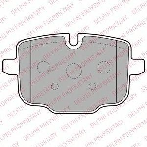 LP2246 колодки дисковые задние!\ BMW F10/F11 3.5i/5.0i/3.5D 10> LP2246 DELPHI