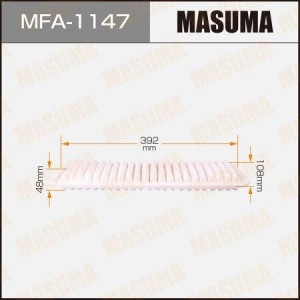 фильтр воздушный!\ Toyota Estima 2.4 06-08/ Alphard/Velffire 2.4 11- MFA-1147 MASUMA