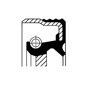 Сальник коленвала КАМАЗ-5490 MAN MERCEDES Actros,Axor передний (105x130x12мм) CO 01016267B CORTECO