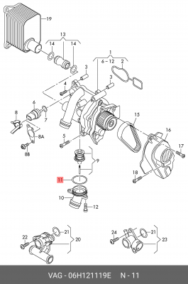 VW PASSAT [B6] (2005>) 06H 121 119 E VAG