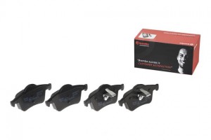 Колодки тормозные VOLVO S60,S80,V70,XC70 (97-07) задние (4шт.) BREMBO P86014 BREMBO