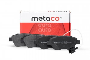 Колодки тормозные передние к-кт 3000129 3000129 METACO