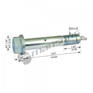 Болт рессоры VB M24X3,0X143-CVB022 900569 MANSONS
