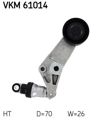 Ролик натяжителя VKM61014 VKM61014 SKF