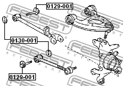 Эксцентрик 0130-001 0130-001 FEBEST