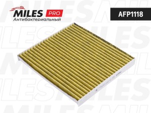 Фильтр салона антибактериальный (серия PRO) TOYOTA AVENSIS II/COROLLA 02- Crysta AFP1118 MILES