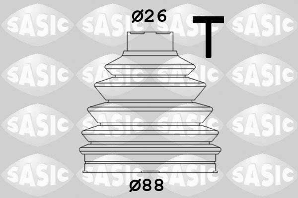 Пыльник ШРУСа AUDI A3 I-II/VW GOLF III-VII/PASSAT III-VII 1.6-1.9TDI 96-03 19060 1906074 SASIC