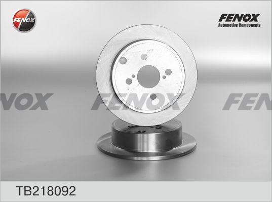 Диск тормозной задний  2шт TB218092 FENOX