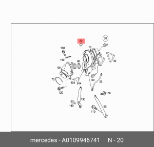 MERCEDES BENZ A0109946741 MERCEDES BENZ