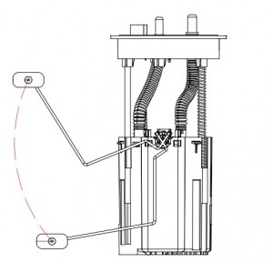 Модуль топл. насоса для а/м Geely Coolray (19-)/Atlas Pro (21-) 1.5T 135 л./ч. ( SFM 3016 START VOLT