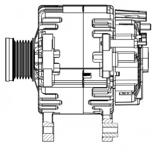 Генератор 110A LG 1886 START VOLT