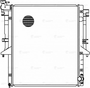радиатор системы охлаждения!\ Mitsubishi L200 15> LRC 1150 LUZAR