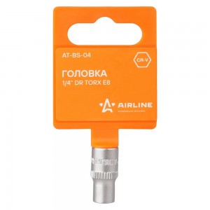 Головка торцевая 1/4" Torx E8 "AIRLINE" AT-BS-04 AIRLINE