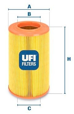 Фильтр воздушный 27.628.00 27.628.00 UFI