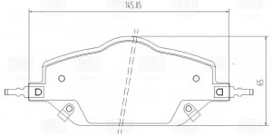 Колодки торм. BYD Song Plus EV Champion (20-) диск. перед. (PF 3209) PF 3209 TRIALLI