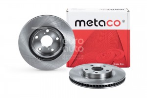 Диск тормозной передний вентилируемый 3050006 3050006 METACO