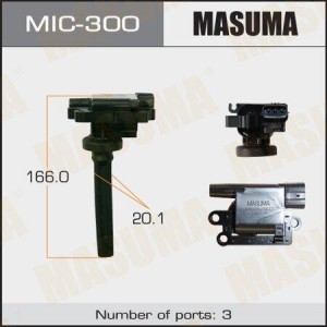 катушка зажигания!\ Mitsubishi Carisma/Colt/Galant 1.3-2.4i 82> MIC-300 MASUMA