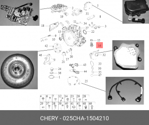 Датчик давления масла CHERY Tiggo (16-) OE 025CHA1504210 CHERY